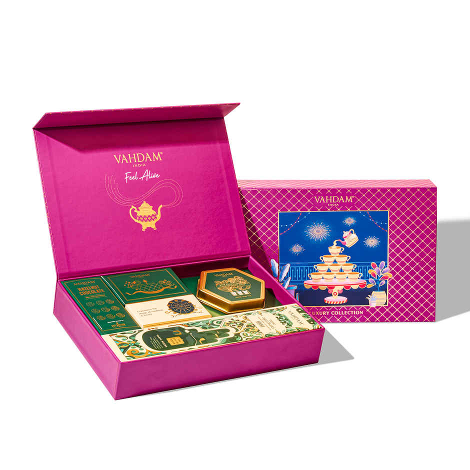 Vahdam Gift Set - Premium Chai & Sweets
