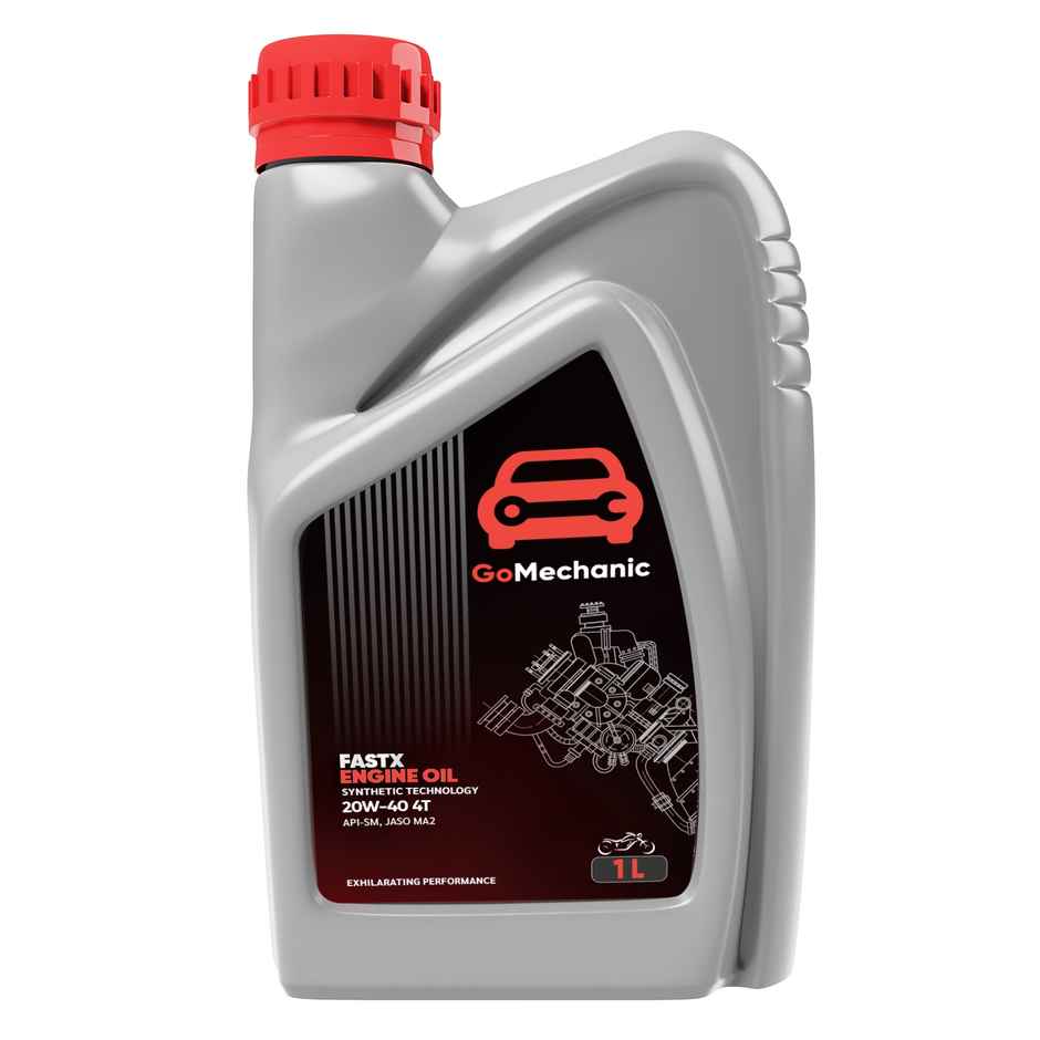 Gomechanic Engine Oil For Bike 1L-Synthetic Premium Bike Oil Fastx Pro 4T 20W 40Api-Sm Jasoma2