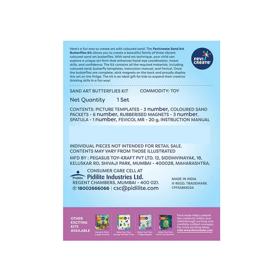 Fevicreate Surf and Sand Butterflies Art & Craft Kit