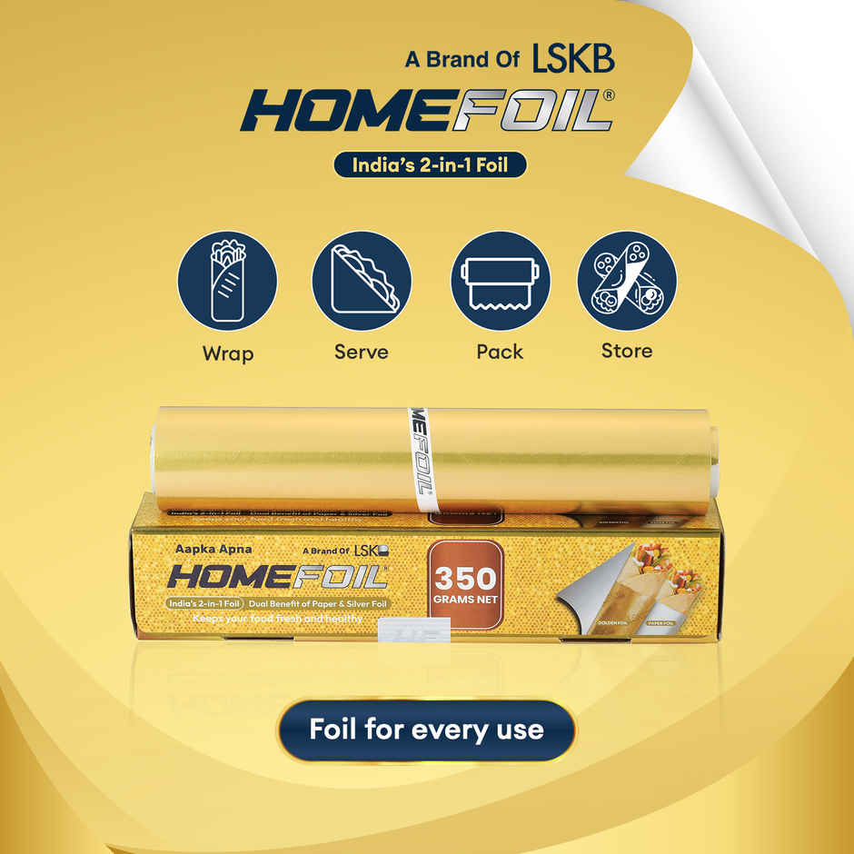 HOMEFOIL 2-in-1 Paper & Golden Foil