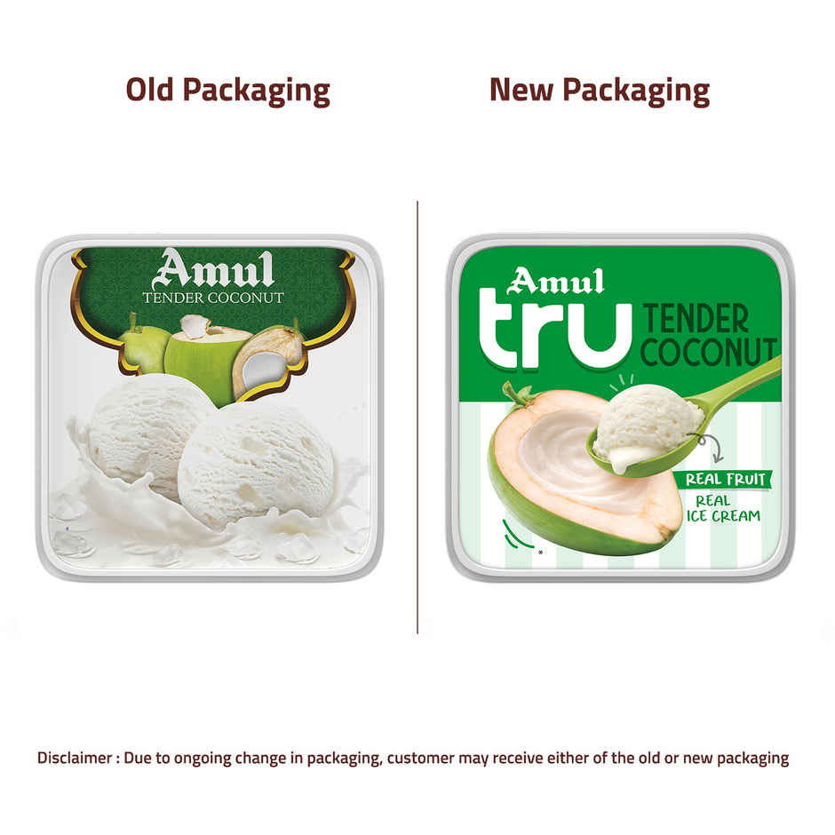 Amul Tru Tender Coconut Ice Cream Tub