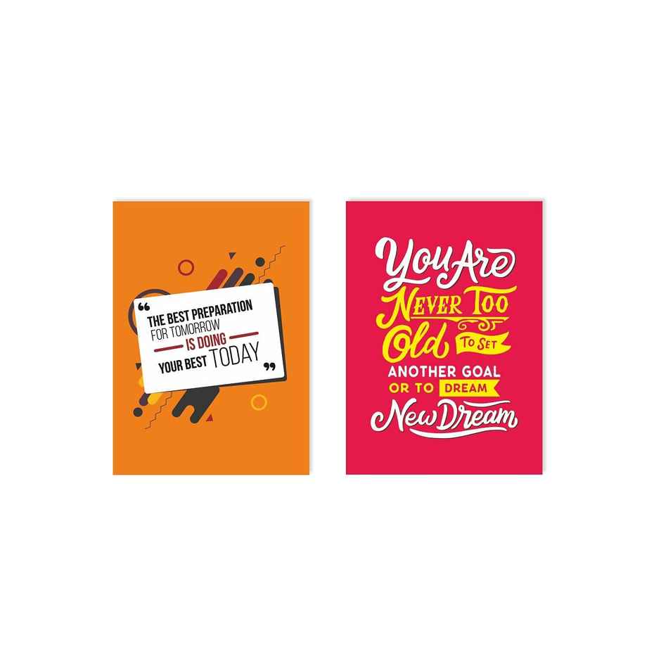 Paper Plane Design Wall Posters For Office Decor | Set of 10 | Size | 12 Inch x 18 Inch | D3