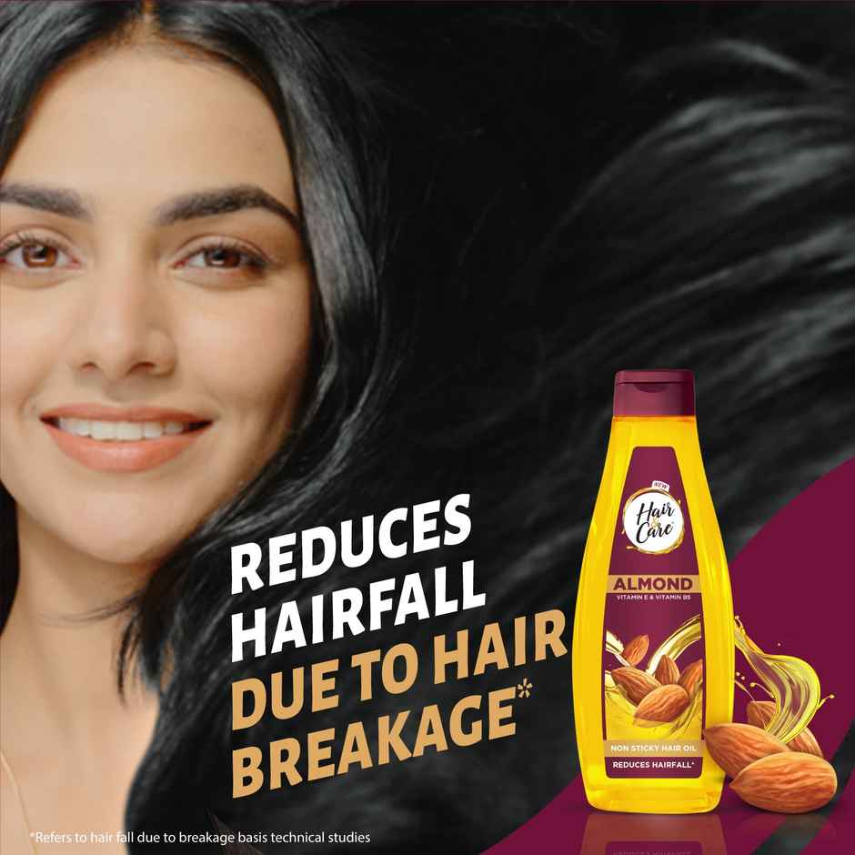 Hair & Care with Almond | Non-Sticky Hair Oil