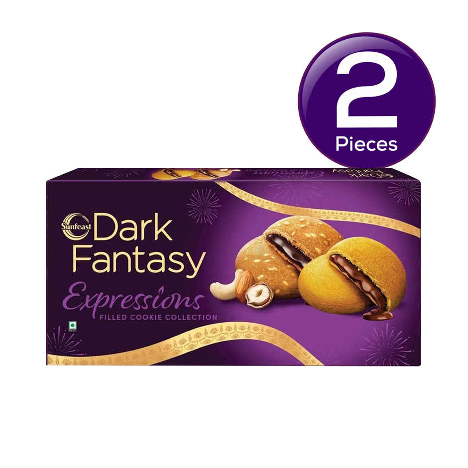 Sunfeast Dark Fantasy Expressions Chocolate Assorted Biscuits | Preservative-free Combo
