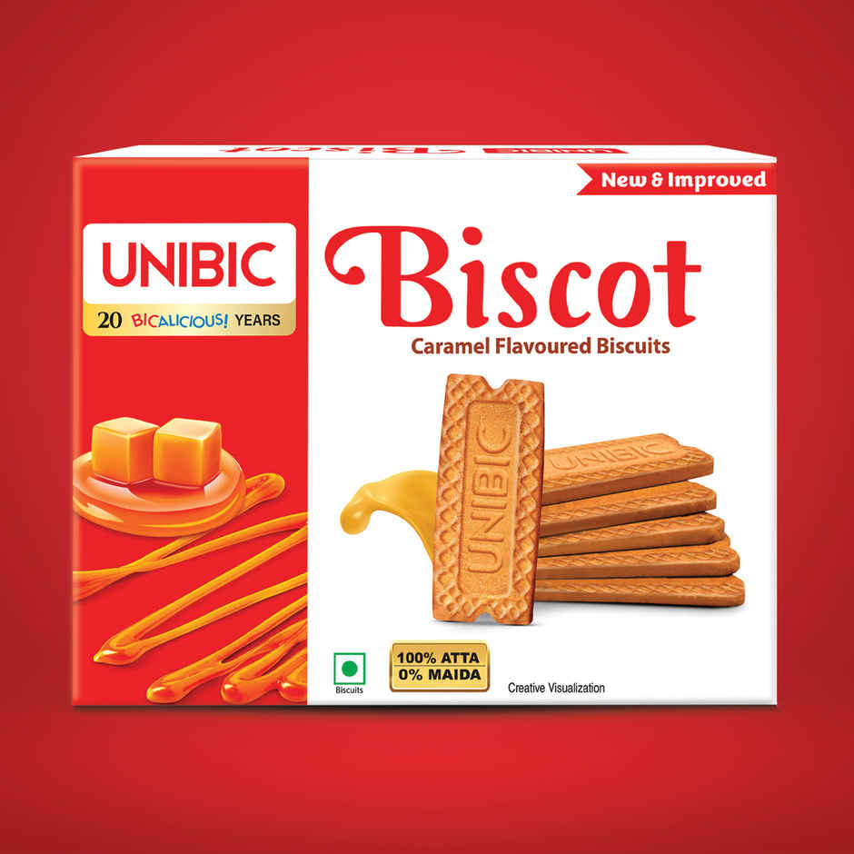 UNIBIC Biscot Caramel Atta Biscuit
