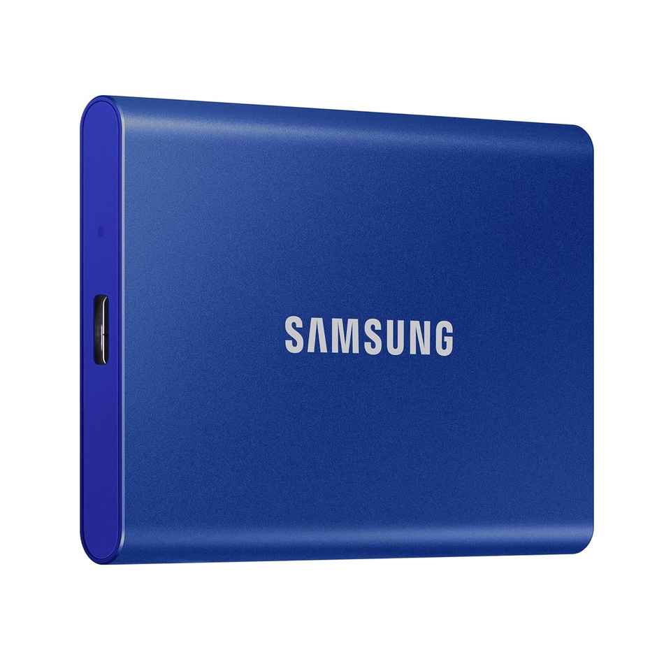 Samsung T7 1TB External Portable SSD | Blue | MU-PC1T0H