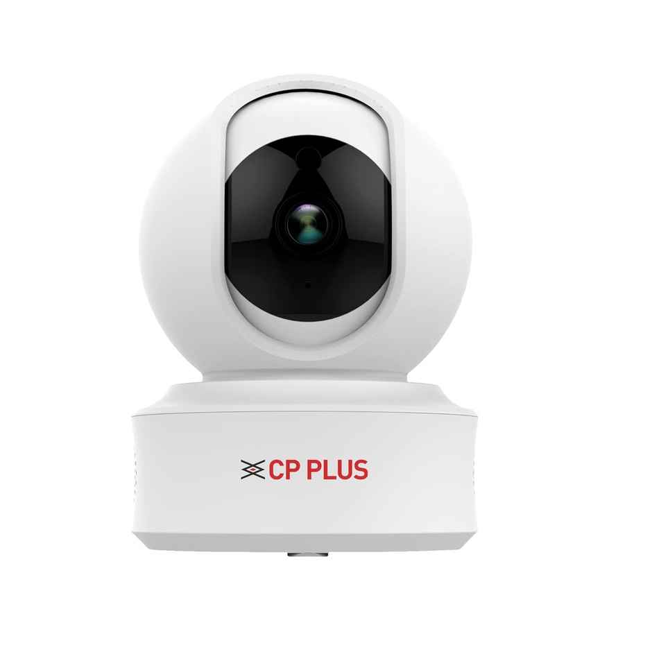 CP PLUS 2MP Full HD Smart Wi-Fi CCTV Home Security Camera | 360Degree  with Pan Tilt | View & Talk | Motion Alert | Night Vision | SD Card (Upto 128 GB), Alexa & Google Support | IR Distance 10mtr | CP-E25A