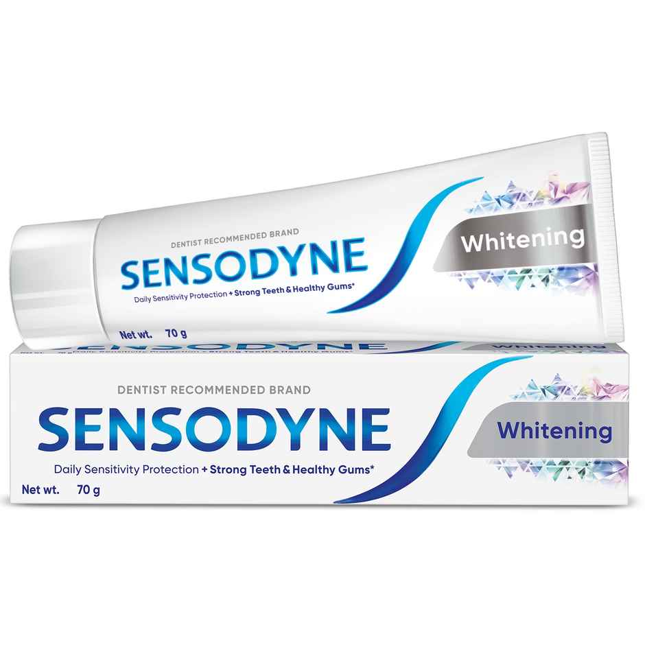 Sensodyne Whitening Toothpaste For Teeth Whitening & Sensitivity Protection (Enamel Safe) | Combo