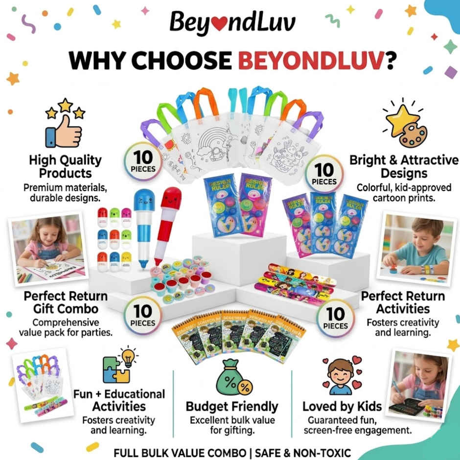 Birthday Return Gifts For Kids Party | Return Gifts Combo Birthday Toys | BeyondLuv