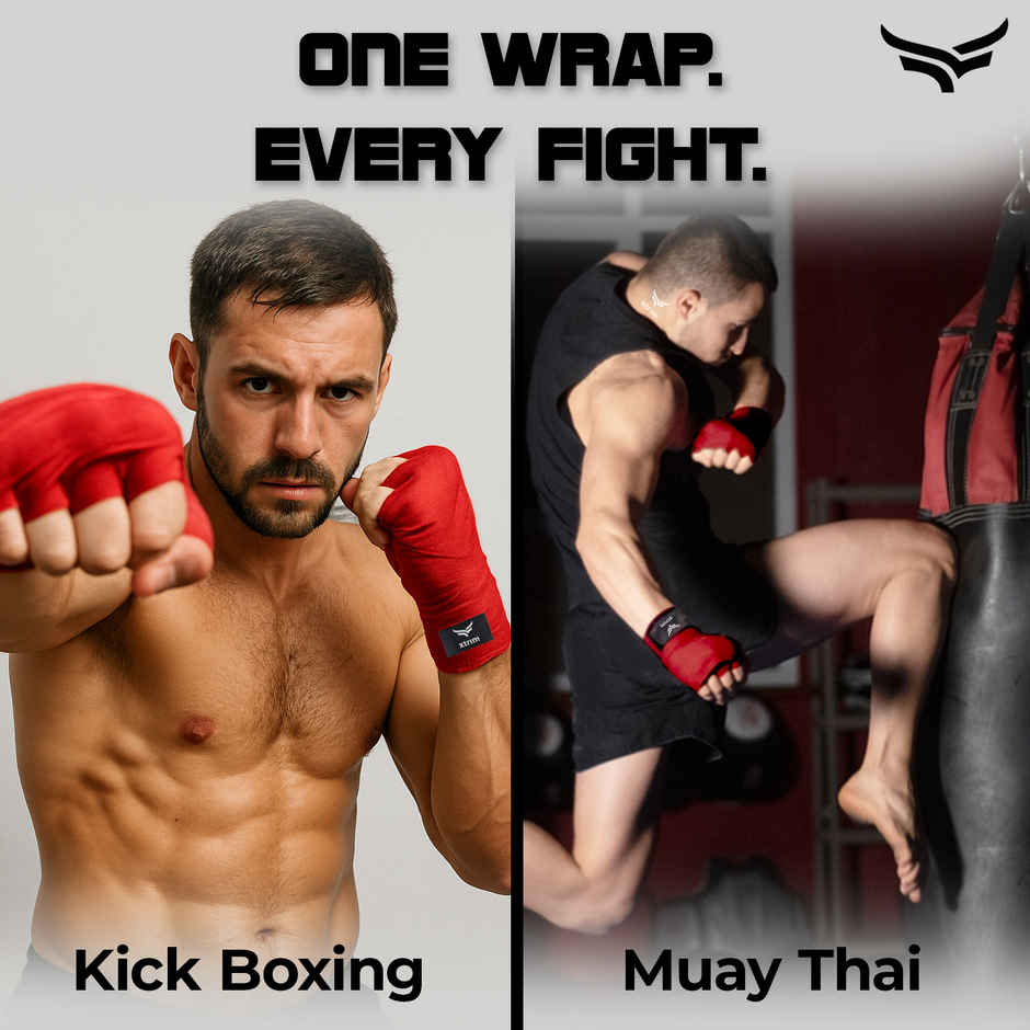 Xtrim Boxing Hand Wrap | Red | 2.5 mtr