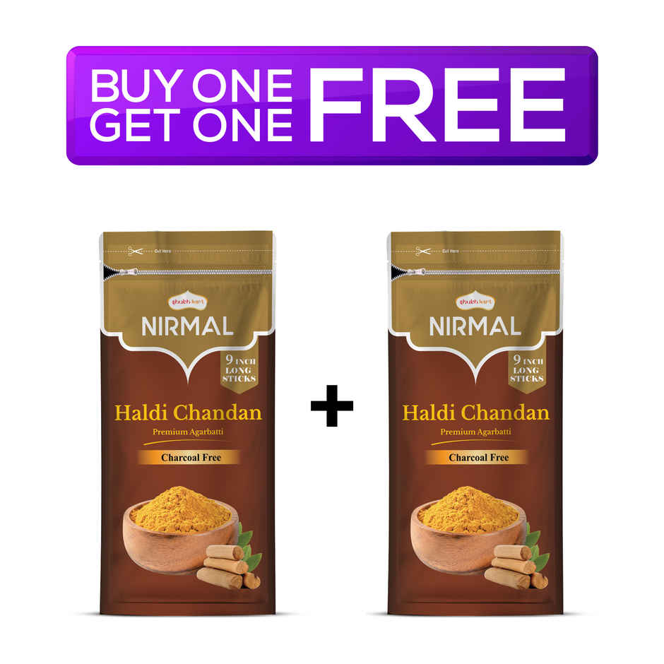Shubhkart Nirmal Haldi Chandan Premium Agarbatti Zipper Combo