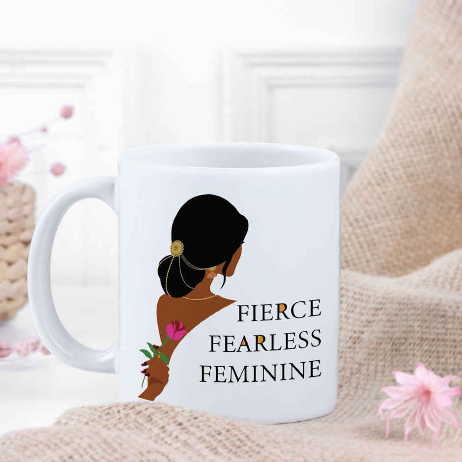 Womens Day Fierce and Fearless Mug | FNP
