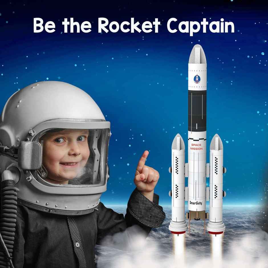 Smartivity Space Rocket Launcher Toy Fun & Educational Diy