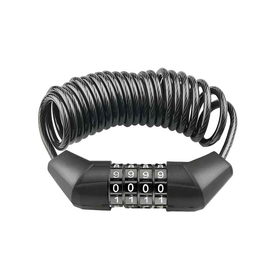 Autoguys Cl-3 Heavy Duty Wire Cable Lock Anti Theft Lock For Multipurpose Use For Bike