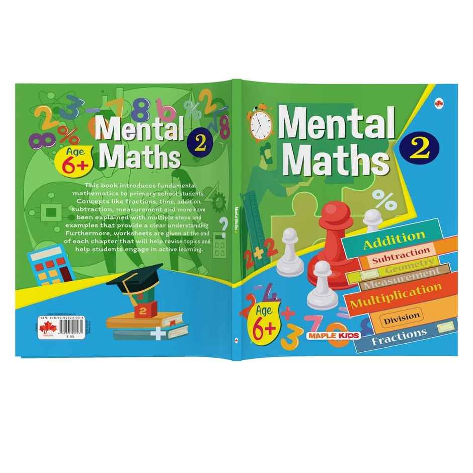 Mental Maths - Mathematics Activity Book 2 for Class 2+, Age 6+ Years