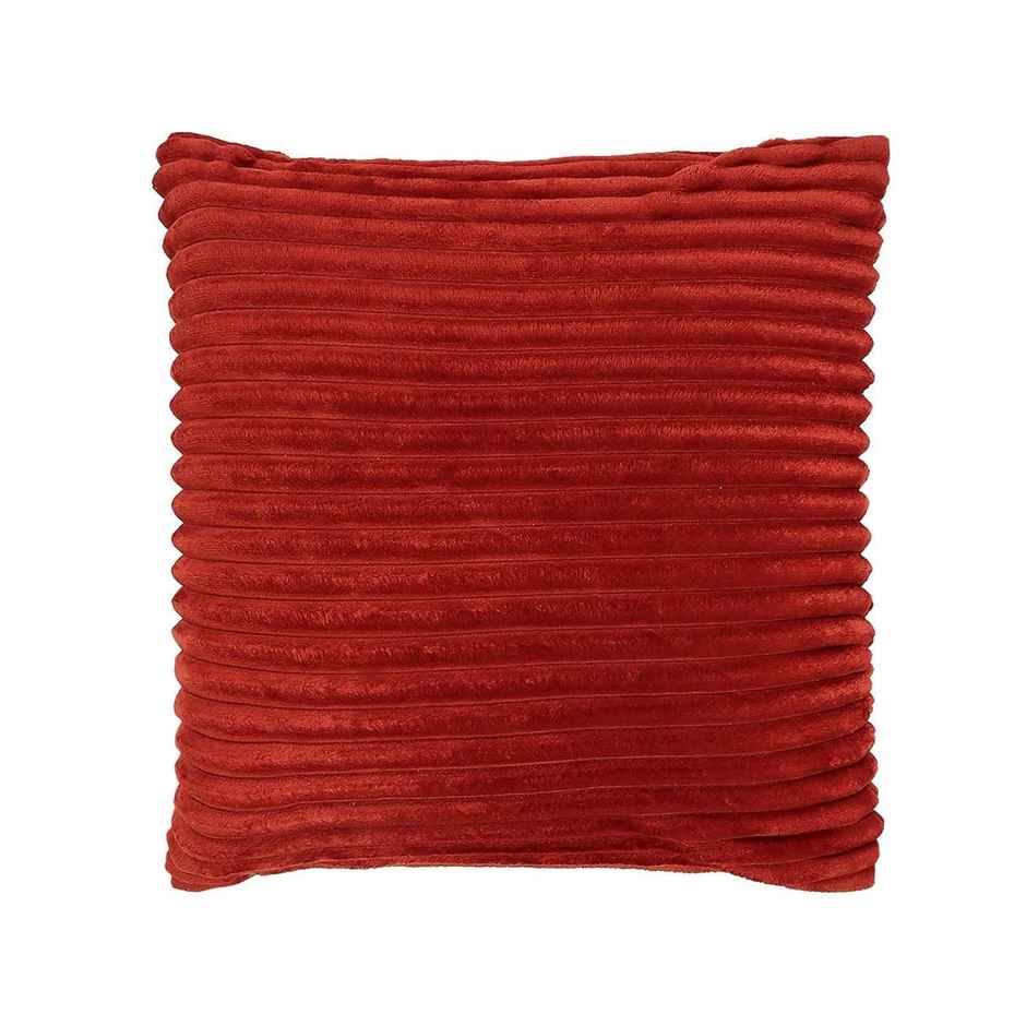 Status Ribbed Memory Foam Cushion 40 x 40 Cm - Red