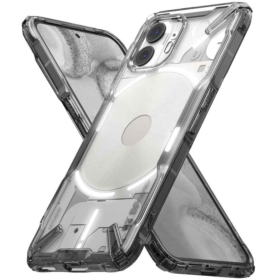 Ringke Nothing Phone | 2 Back Cover Case | Fusion X - Smoke Black