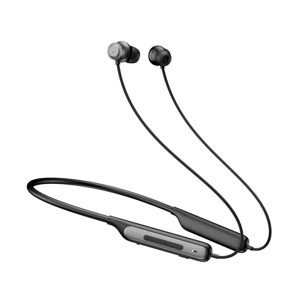 boAt Rockerz 210 ANC Bluetooth in Ear Neckband w/Spatial Audio, 30dB ANC, AI-ENx Technology, 40hrs Playback, EQ Modes, 13 mm Drivers, Dual Pairing & Fast Pair - Onyx Black