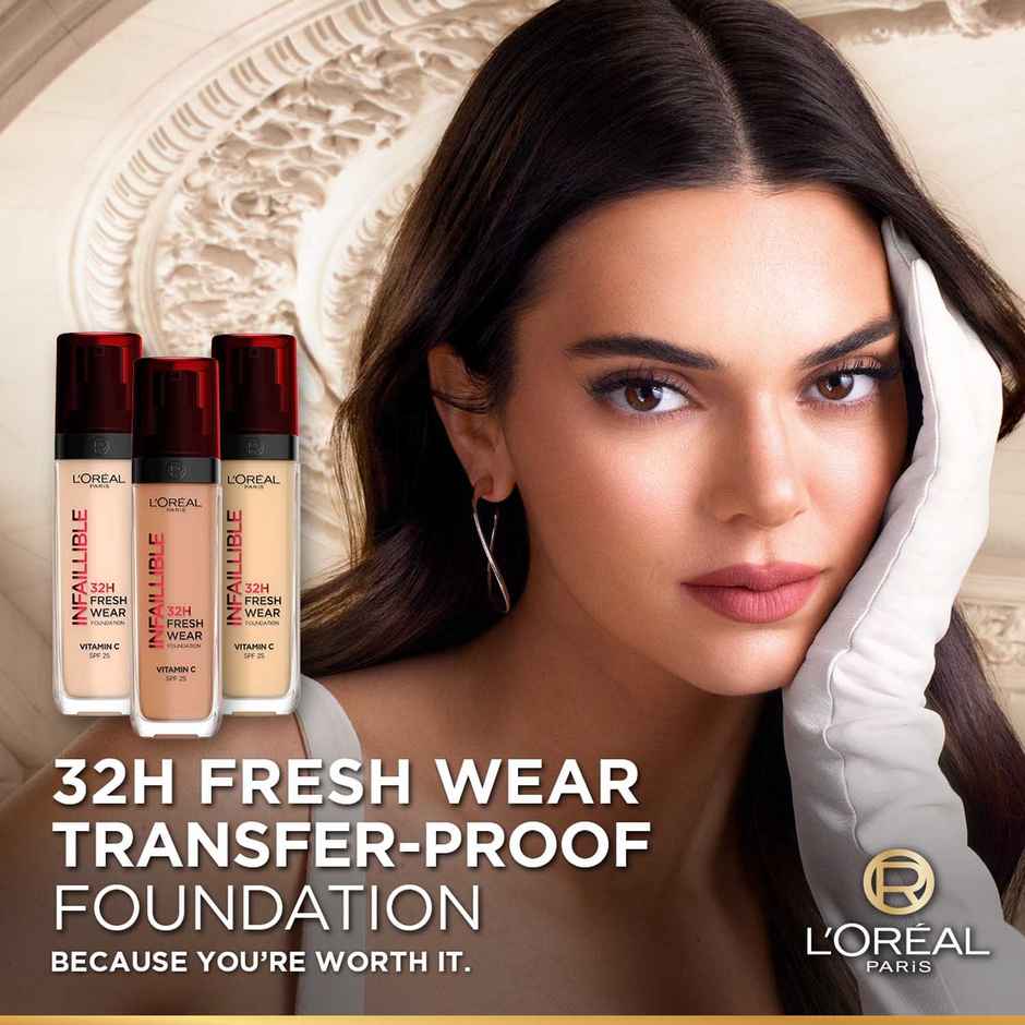 L'Oreal Paris Infallible 32H Fresh Wear Foundation, 145 Rose Beige