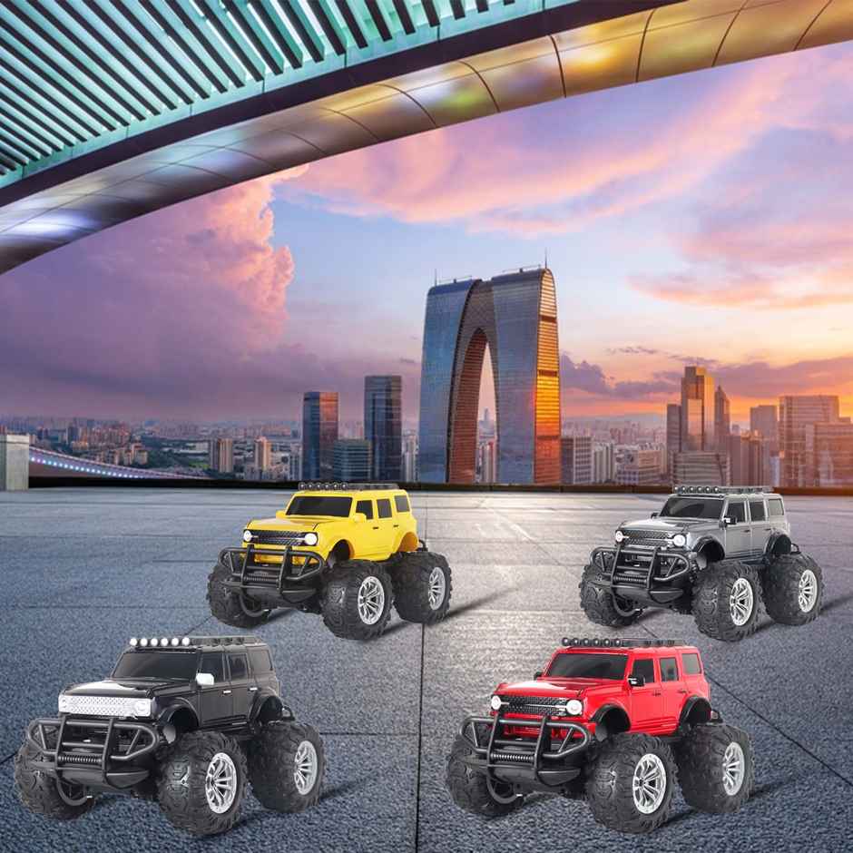 Race N Roll Off Roader Rechargeable Remote Control Monster Truck - For Blue