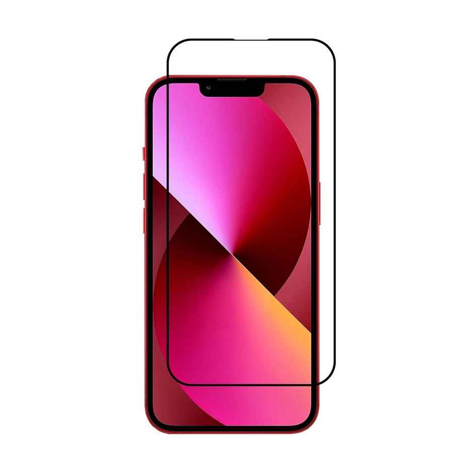 Techvor Tempered Glass for iPhone 13, 13 Pro, and 14 With Easy Installation Kit for Smartphone