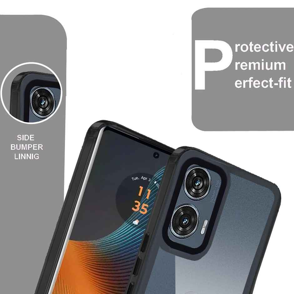 Artistque Case For Motorola Moto Edge 50 Fusion | Motorola G85 Back Cover - Transparent TPU Cover