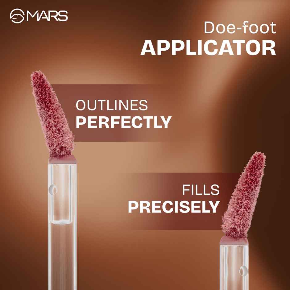 MARS Cosmetics Matte Muse Mousse Lipstick (3ml) (08-BOSS GIRL) with Doe-Foot Applicator