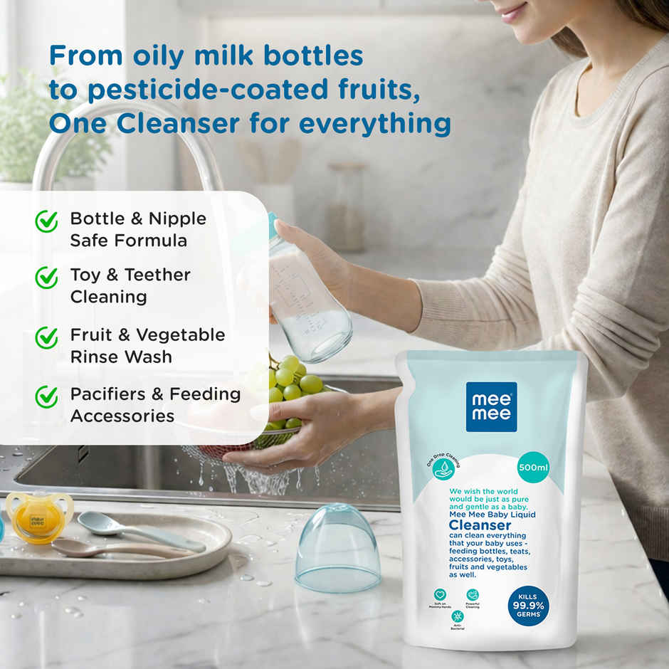 Mee Mee Anti-Bacterial Baby Liquid Cleanser Refill Pack