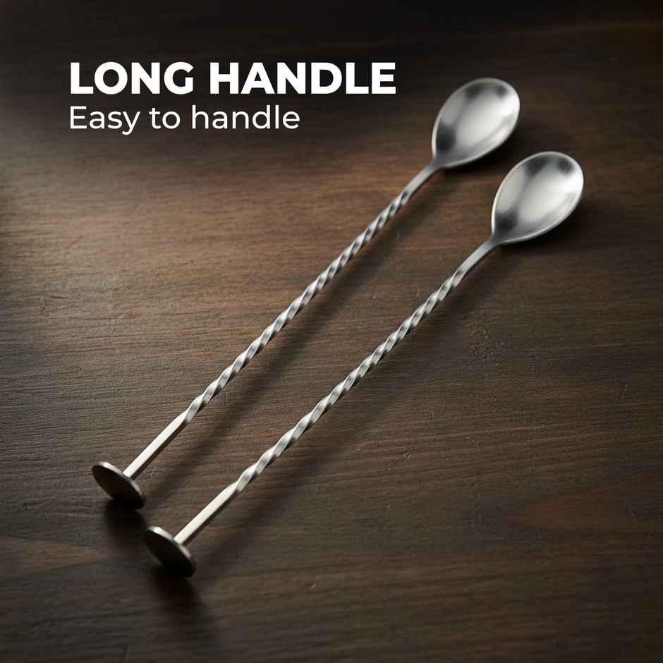 Perch Bar Spoon | Stainless Steel Cocktail Stirrer