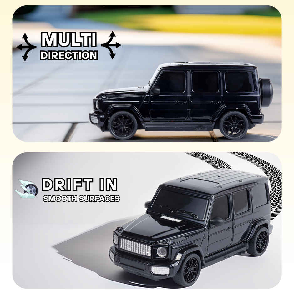 Race N Roll Hi Speed Rechargeable Remote Control Car 1:24 | G Wag Black