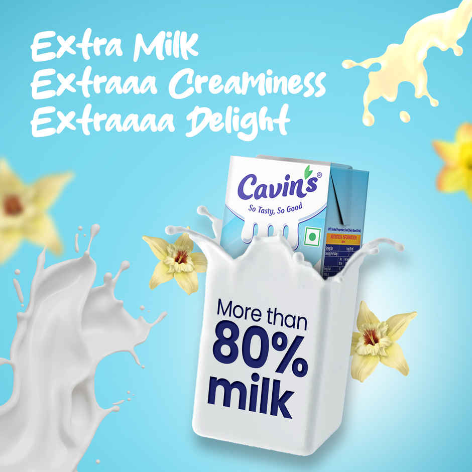 Cavin's Vanilla Milkshake