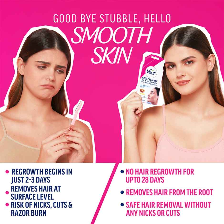 Veet Professional Face Wax Strips