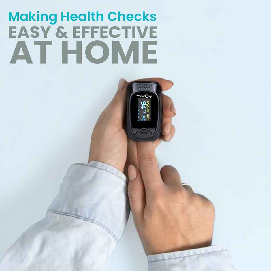 BPL Smart Oxy Pulse Oximeter with Perfusion Index Black