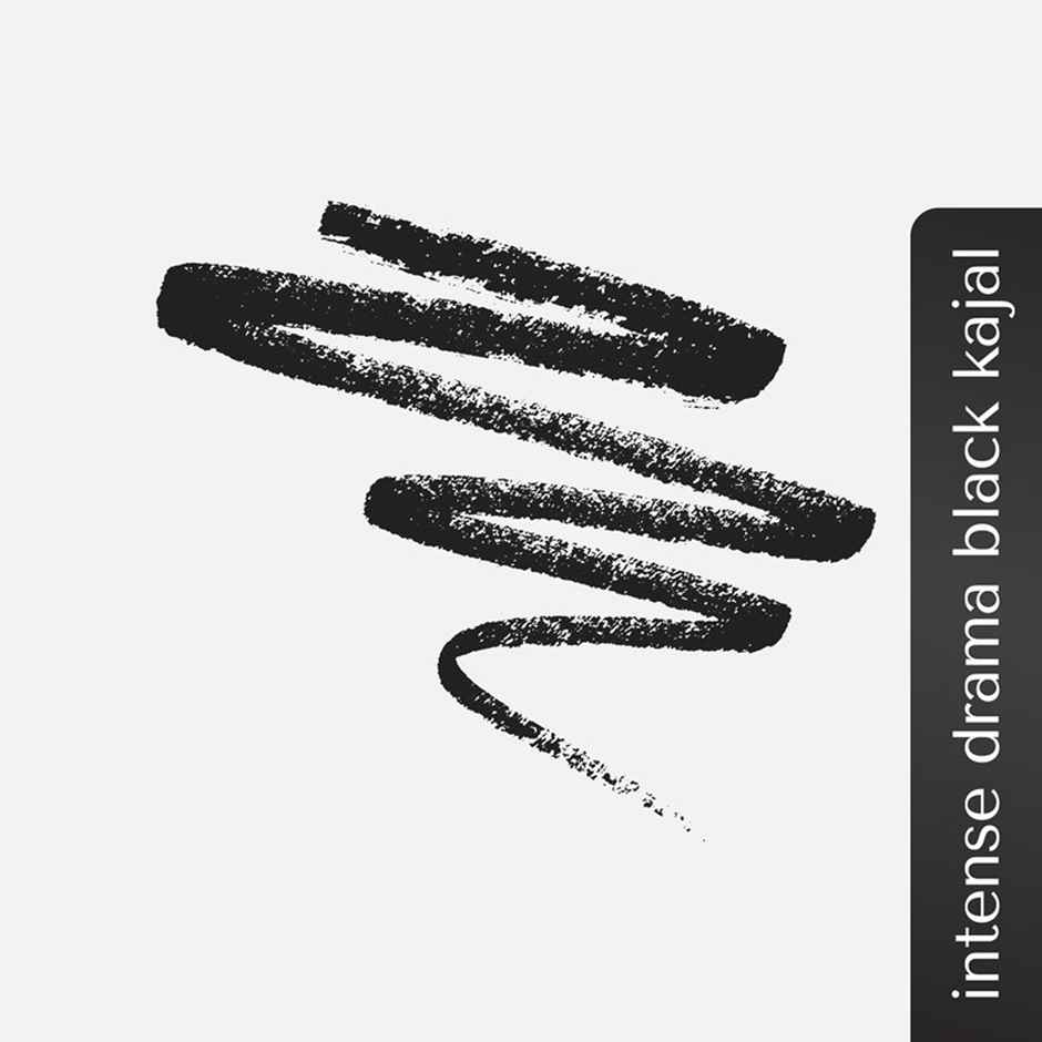 Bellavita Intense Drama Kajal Black Waterproof Smudge Proof, Long Lasting