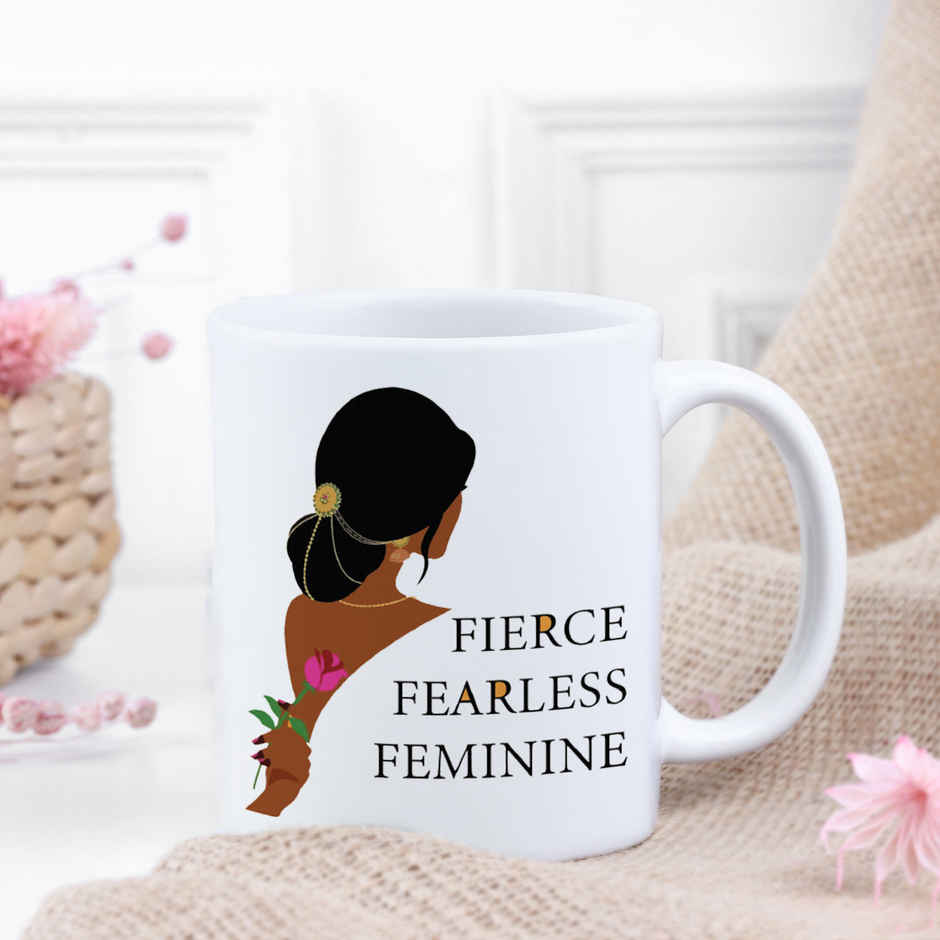Womens Day Fierce and Fearless Mug | FNP