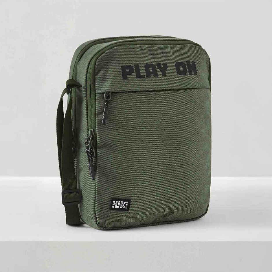 Wildcraft Unisex Solid Polyester 15 L Crossbody Bag | Green - Free Size