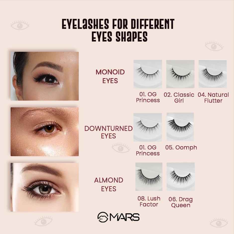 MARS Cosmetics Fabulash False Eyelashes - OG Princess 01 (Black)