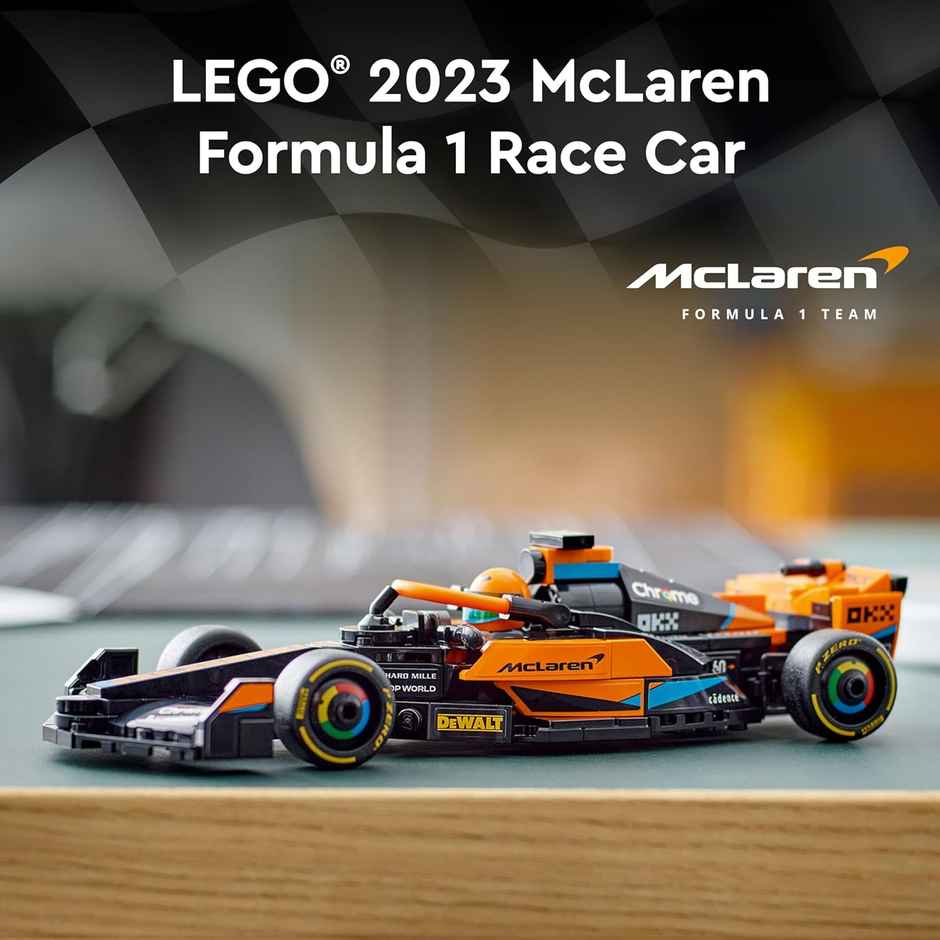 Lego Speed Champions 2023 McLaren Formula 1 Race Car (245 Pieces)