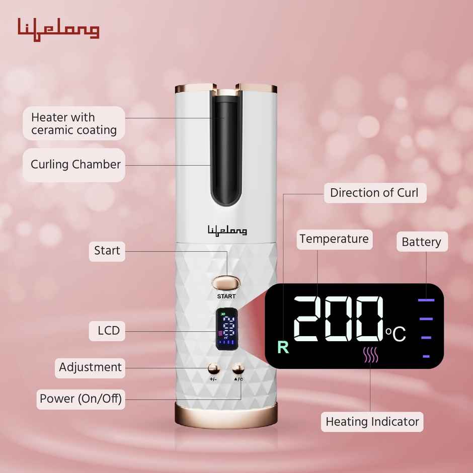 Lifelong Hair Curler For Women Professional Tools Curling Iron Automatic Hair Roller Machine