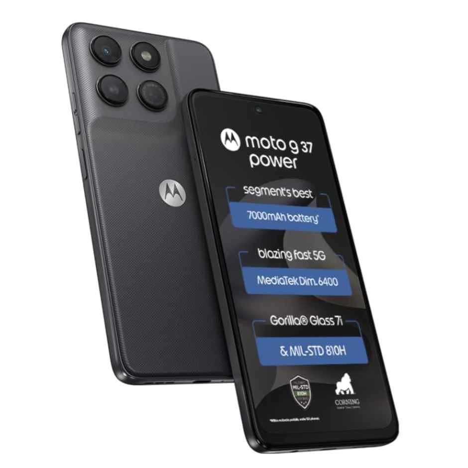 Motorola G37 Power | 8GB RAM | 128GB Storage | Pantone Impenetrable Black