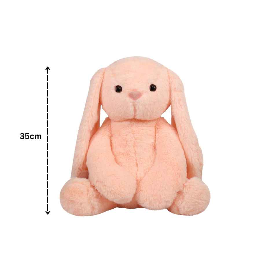 Mirada Peach Bunny Soft Toy - 35 cm