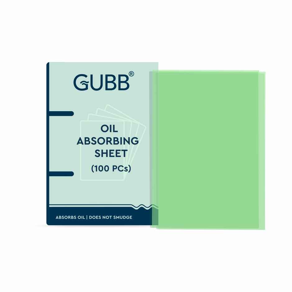 GUBB Blotting Paper For Oily Skin | 100 Oil Absorbing Sheets For Men & Women
