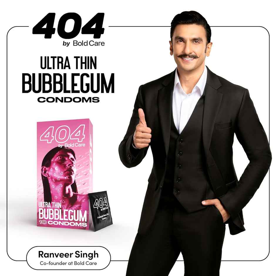 Bold Care 404 Super Ultra Thin Bubblegum Flavored Condoms For Men