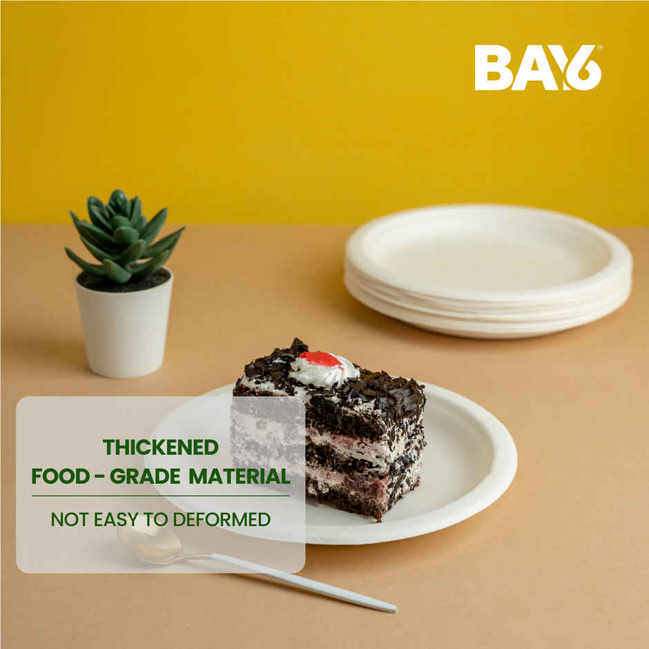 Round Disposable Flat Plate | 7 inch | Pack of 20 | BAY6