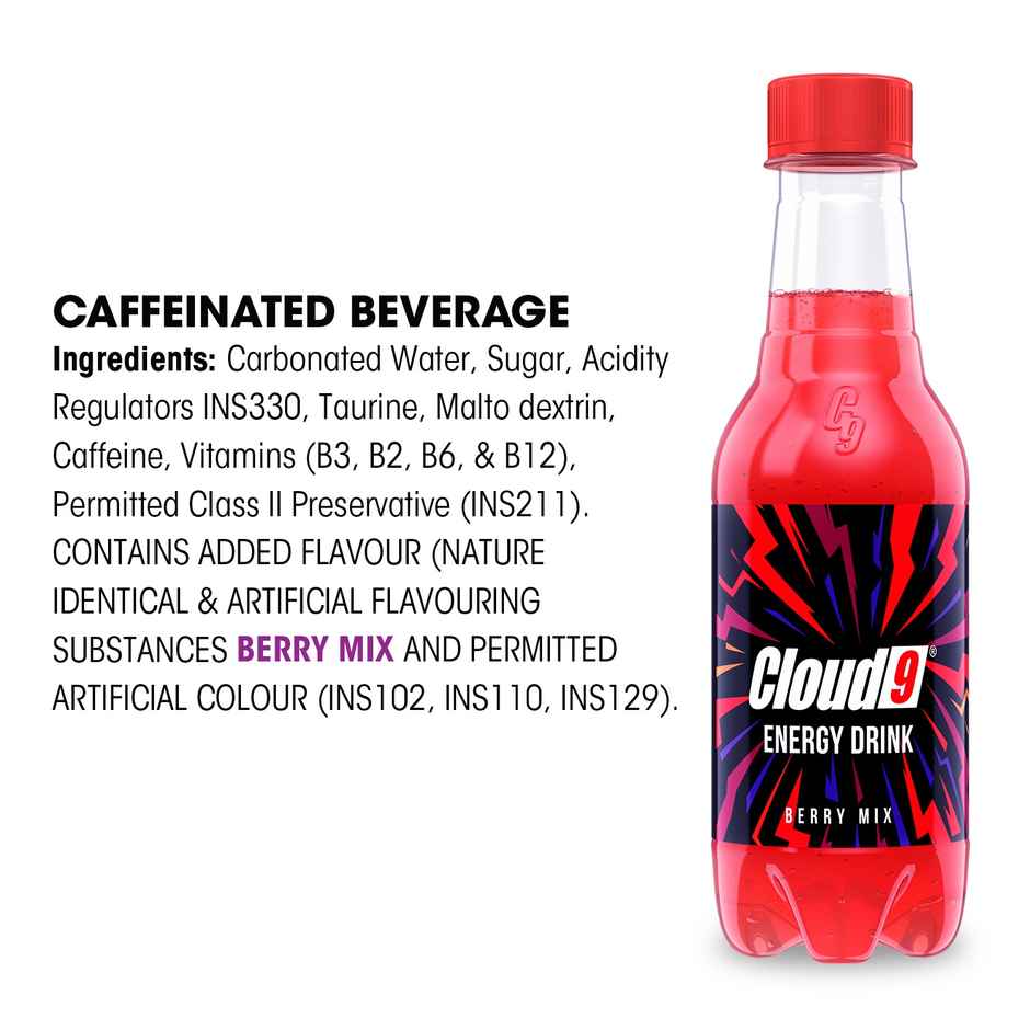 Cloud9 Beverages Berry Energy Drink
