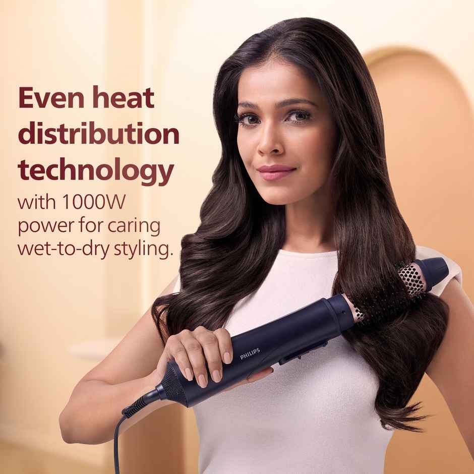 Philips 2-in-1 Airstyler|3X Volume & 50% Less Hair Breakage|Volumizer + Blow Dryer Brush|BHA531/10