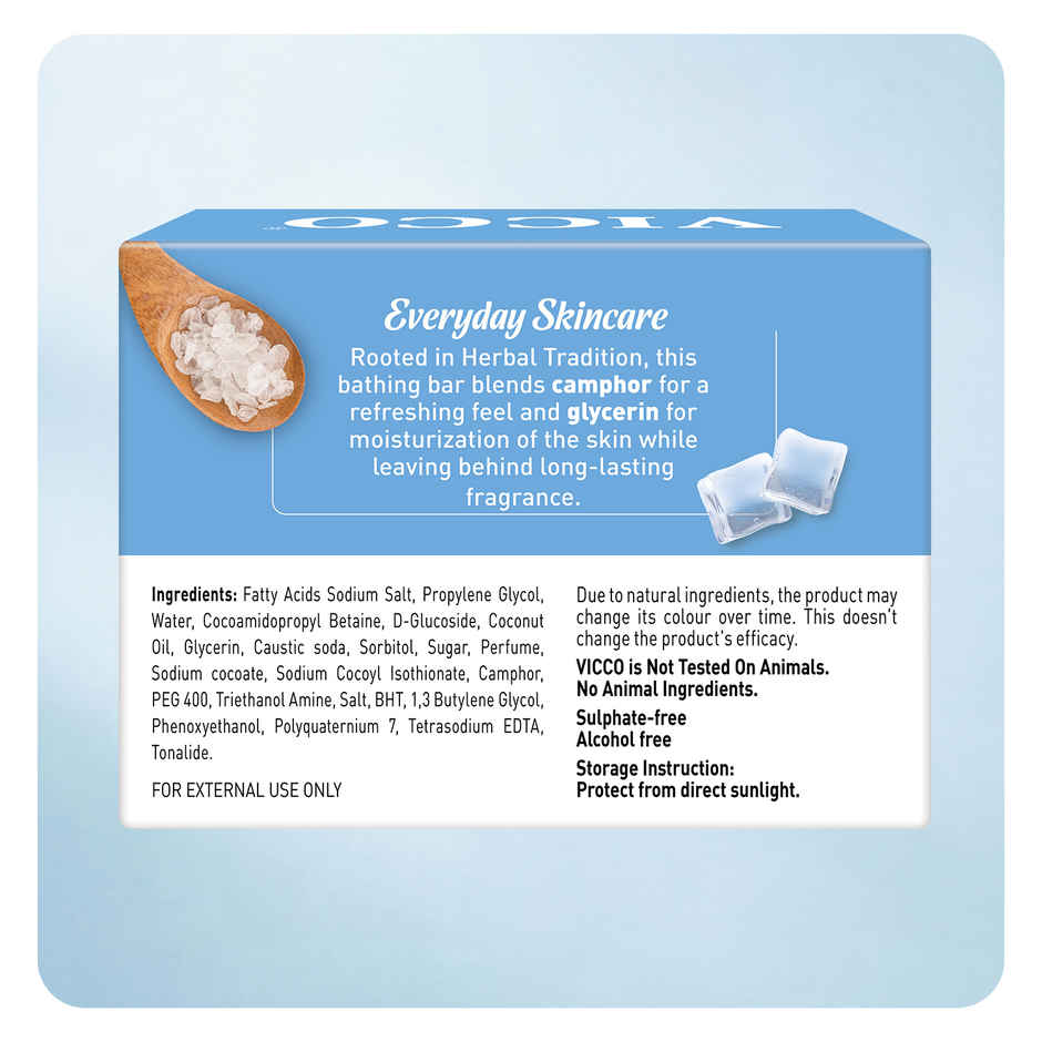 Vicco Camphor Cooling Soap Bar