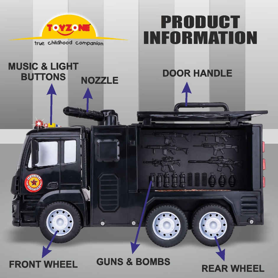 Toyzone Police Patrol- Guns and Bombs 73796