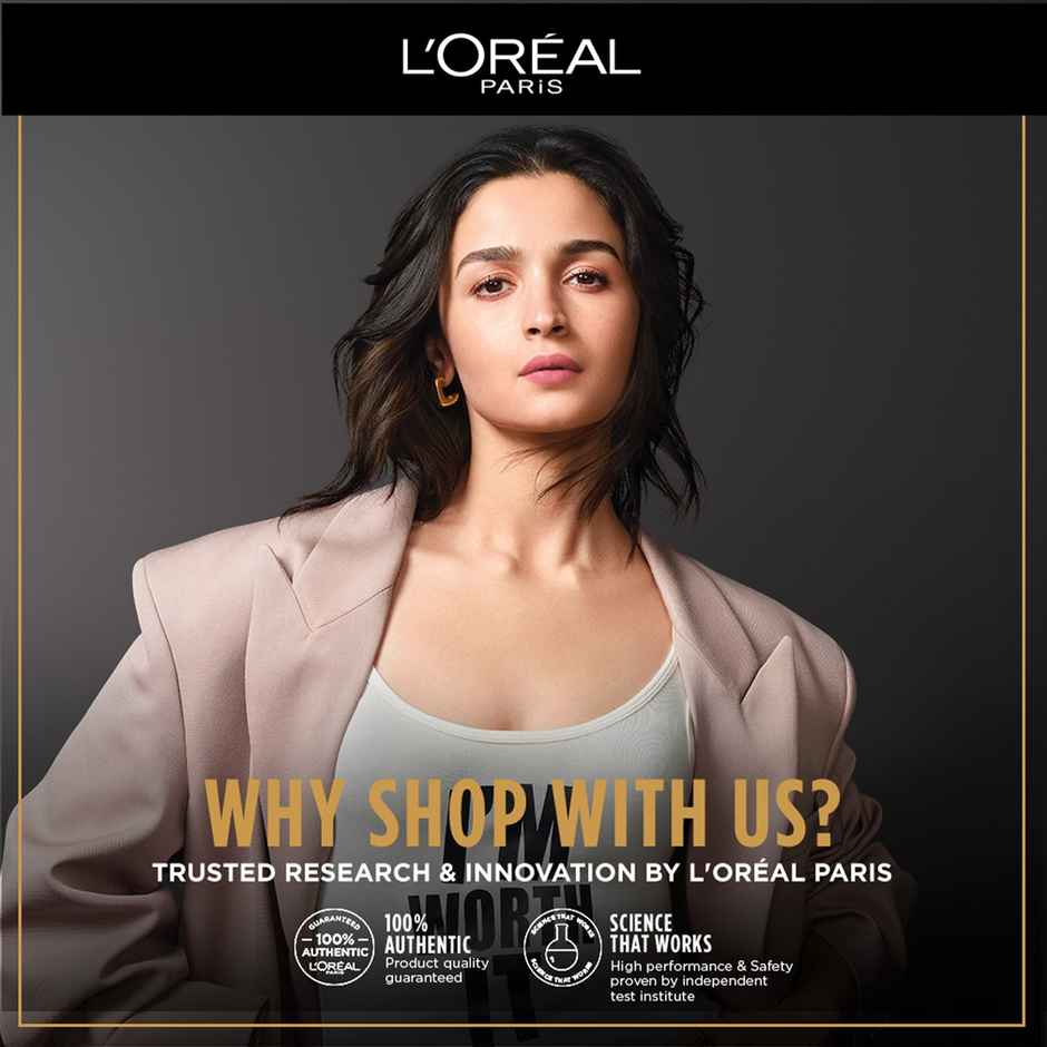 L'Oreal Paris Hyaluron Pure 72H Rehydrating Conditioner For Smooth Tangle - Free Hair