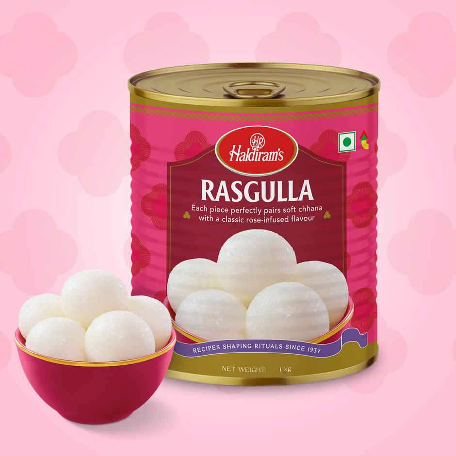 Haldiram's Rasgulla | Soft & Juicy Sweet